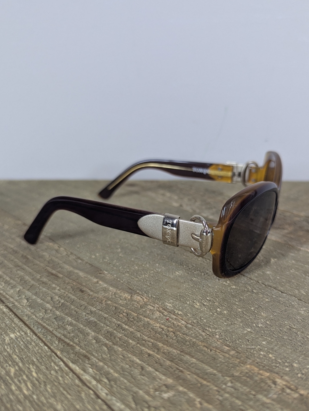 Toxic Eyewear Sunglasses Montreal Designer Tortoiseshell Belt Detail